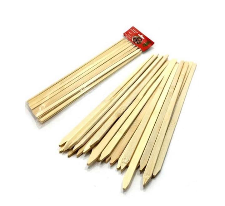 Бамбукови шишчета за скара 30 см Дървени шишове 24 бр
